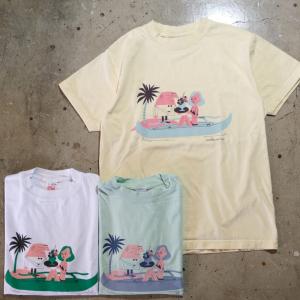 SUNSURF サンサーフ【SS79384】【S/S T-SHIRT ”COCKTAIL” BY 柳原良平 with MOOKIE】アンクルトリス プリントTシャツ MADE IN USA｜lahaina-mie