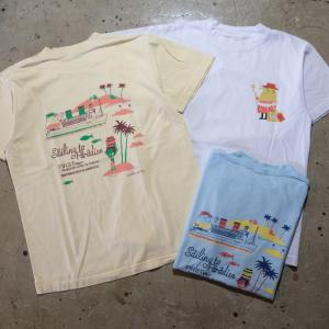 SUNSURF サンサーフ【SS79386】【S/S T-SHIRT  ”SAILING TO PARADISE” BY 柳原良平 with MOOKIE】アンクルトリス プリントTシャツ MADE IN USA｜lahaina-mie