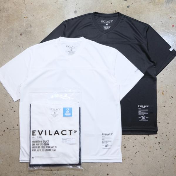 EVILACT イーブルアクト【EA-2P-TSS】【2PACK TECH SS】2パック半袖Tシャ...