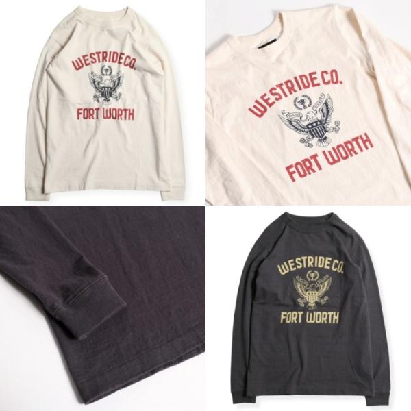 WESTRIDE ウエストライド【25-02】【VINTAGE PRINT LONG TEE】プリン...