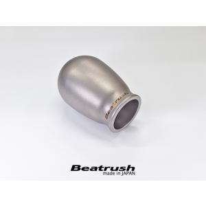 チタン製シフトノブ（マニュアル車専用）タイプFBR　サンドブラスト仕上げ ロゴ入り   ビートラッシ...