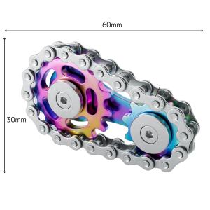 ハンドスピナー 自転車用チェーン フィジェット...の詳細画像1