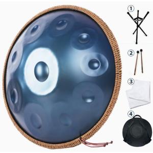 送料無料 ハンドパン 9音/10音/12音 ドラム楽器 ハンドパン楽器 ハンドパンドラム 打楽器 ステンレス鋼 スチールドラム 18インチ/22インチ 初心者 瞑想 ヨガ