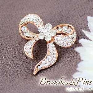 ブローチ ピン レディース ストール留め シンプル スワロフスキー f4