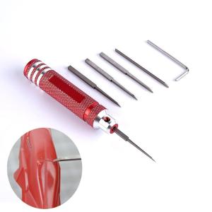 スジボリ堂 BMCタガネホルダー レッド プラモデル用工具 TH0010