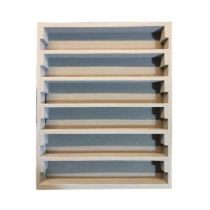 Nゲージ車両収納用 A4ブックケース対応 交換用10両収納中敷ウレタン5枚