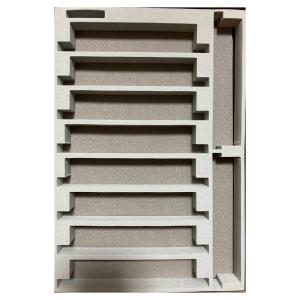 Nゲージ車両収納用 A4ブックケース対応 交換用10両収納中敷ウレタン 新