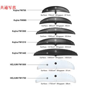 takuma KUJIRA HELIUM FRONT & BACK（REAR） WING SET 1095 (FW