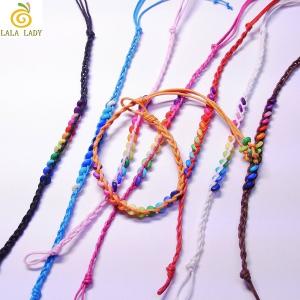 ブレスレット エスニック カラフル ミサンガ