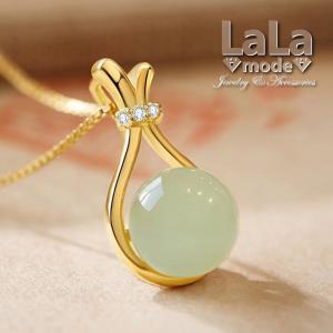 Lucky365 翡翠 ヒスイ 硬玉 幸せのドーナツ型 ペンダントトップ