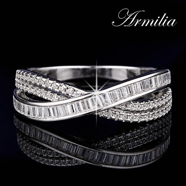 テニスリング エタニティ 指輪 レディース 上品 フォーマル CZダイヤモンド AAAA キュービッ...