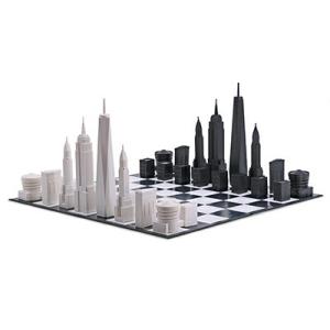 【Skyline Chess】スカイラインチェス　NY　ニューヨーク　ペーパーボード　エンパイアステート　ワンワールドトレード　グッゲンハイム美術館｜lalanature
