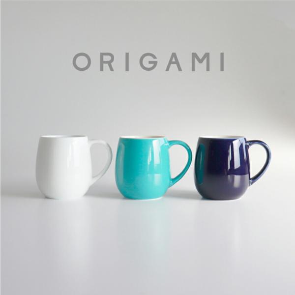 【ORIGAMI】アロマバレルマグ　ラテ　オリガミ　コーヒー　磁器カップ　マグカップ　日本製　Aro...