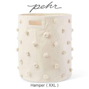【Pehr】 ペア ポンポンストレージ　hamper (XL)　布製ストレージ　キャンパス地　物入れ　おもちゃ入れ　収納　バッグ　インド製　カナダ