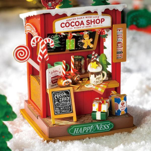 【Rolife】クリスマス　ココアショップ　Christmas Cocoa Shop DIY ミニチ...