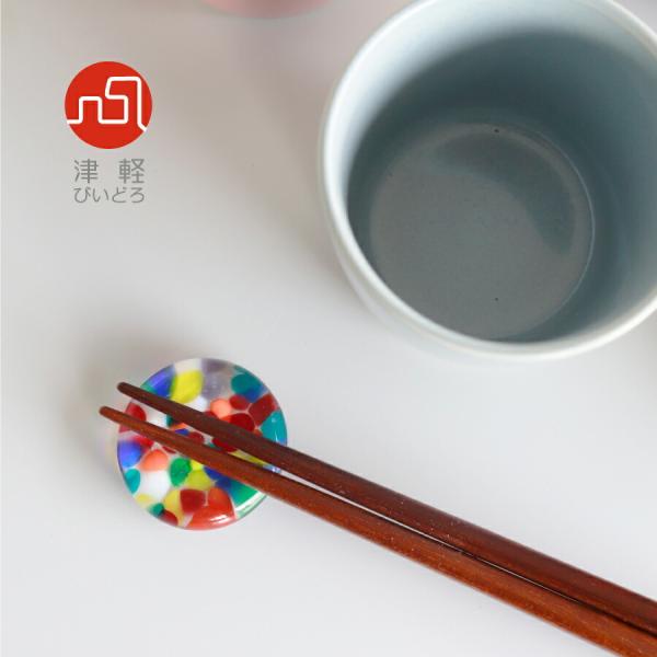 【津軽びいどろ】ガラス　箸置き　ねぶた NEBUTA  カトラリーレスト はしおき 手作り ねぶた祭...