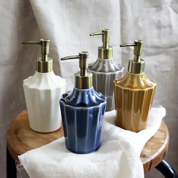 【Color Dispenser】ハンドソープ　ディスペンサー　陶器　日本製 カラーディスペンサー　...