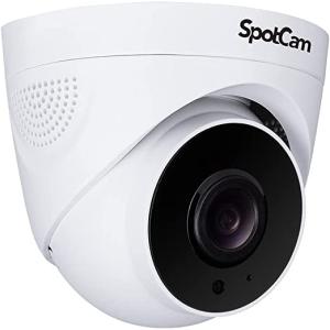 SpotCam TC1 2K解像度クラウドWiFiビジネス用ドームIPカメラ, 通話機能,  人体検出, SDカードにサポートします, 永久無料24時間フルタイムクラウド録画｜lalashop