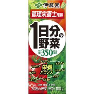 伊藤園 一日分の野菜 200ml×12本セット 紙パック　