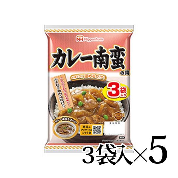 どんぶり繁盛 カレー南蛮の具 3袋入 5個セット 日本ハム 常温 レトルト