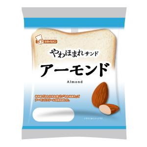 やわほまれサンド アーモンド 1個 シライシパン 菓子パン 豆乳入り食パン使用