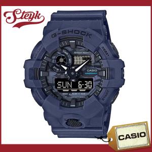 CASIO GA-700CA-2A カシオ 腕時計 アナデジ G-SHOCK メンズ ブラック ブルー カモフラージュ｜lalastore