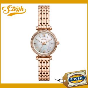 FOSSIL ES4648 フォッシル 腕時計 アナログ CARLIE レディース ホワイト ローズゴールド｜lalastore