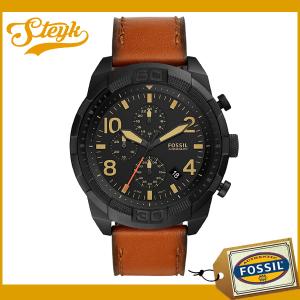 FOSSIL FS5714 フォッシル 腕時計 アナログ BRONSON メンズ  ブラック ブラウン｜lalastore