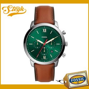 FOSSIL FS5735 フォッシル 腕時計 アナログ NEUTRA CHRONO メンズ グリーン ブラウン｜lalastore