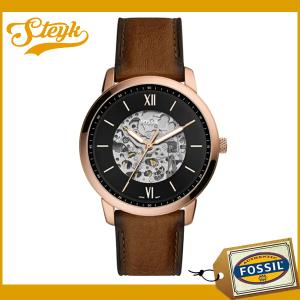 FOSSIL ME3195 フォッシル 腕時計 アナログ NEUTRA 自動巻き メンズ ブラック ブラウン｜lalastore