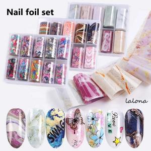 ケース無し［ LALONA ］スター＆フラワー系ホイル ( 5タイプ×10枚入