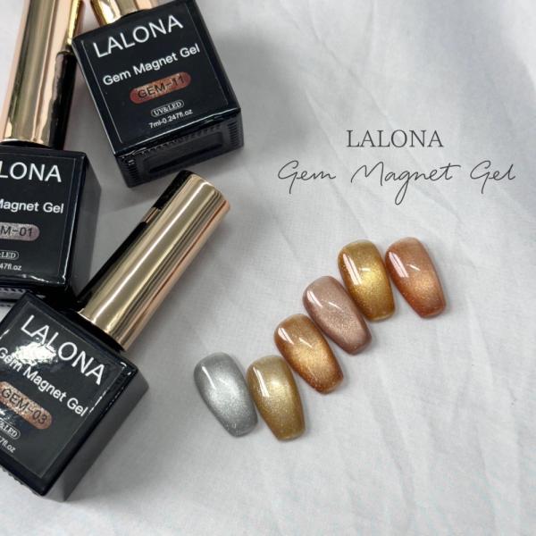 ラローナ [ LALONA ] GEMマグネットジェル ( Autumn ) ( 7ml ) 微粒子...