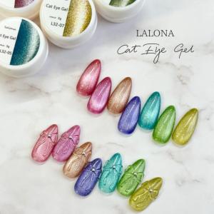 ラローナ [ LALONA ]  キャットアイジェル フルーツカラーマグネット 全色セット ( L32 ) ( 3g )ジェルネイル/ラメジェル/マグネットジェル/韓国キラキラネイル｜lalona