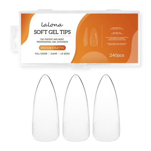 ラローナ [ LALONA]ソフトジェルチップ ( ミディアムスティレット ) ( 240枚 ) ネ...