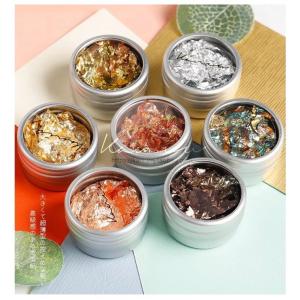 ［LALONA］ ビッグサイズ金箔風ネイルホイルナゲット