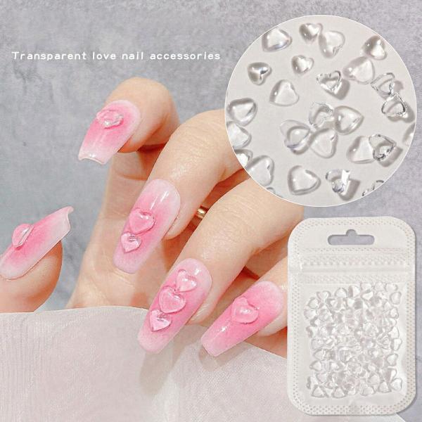 ラローナ [ LALONA ] クリアハートパーツ ( 大容量パック )( 2種から ) ジェルネイ...