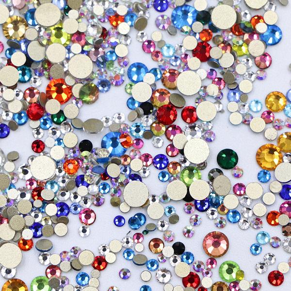 ラローナ [ LALONA ] ガラスストーンミックスパック (ランダムミックス) フラットバック ...