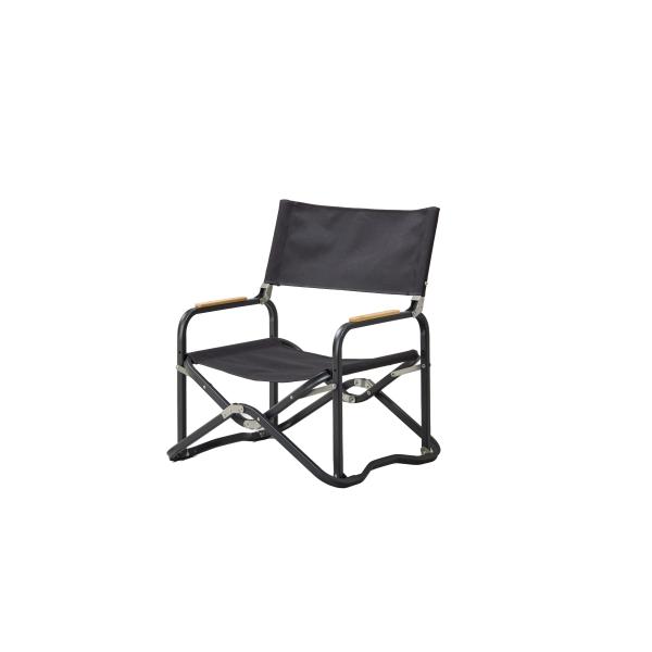 LALPHA ラルファ スリムローチェア LV-150BK 折りたたみチェア