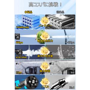 15%OFFクーポン 高圧洗浄機 コードレス ...の詳細画像1