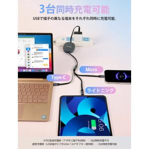 10%OFF 6in1 ケーブル 巻き取り 2...の詳細画像3