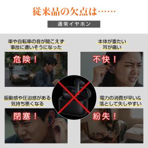 「日経BJで掲載」 骨伝導イヤホン Bluet...の詳細画像2