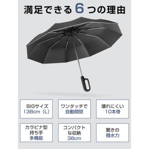 クーポンで最安2502円 傘 折りたたみ傘 自...の詳細画像3