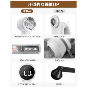 ポイント10倍 毛玉取り器 充電式 電動 毛玉...の詳細画像4