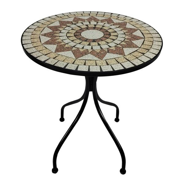 ガーデンテーブル モザイクテーブル オレンジ #1622T  アークランズ