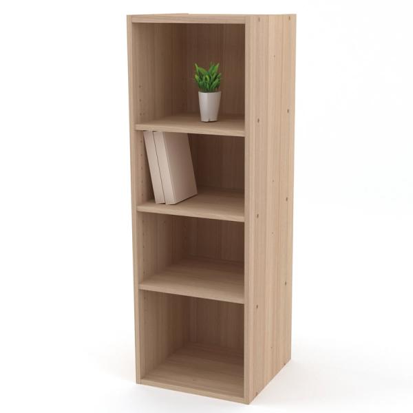 組合わせて連結できるBOX コネクトスリム9030 メープル カラーボックス アークランズ