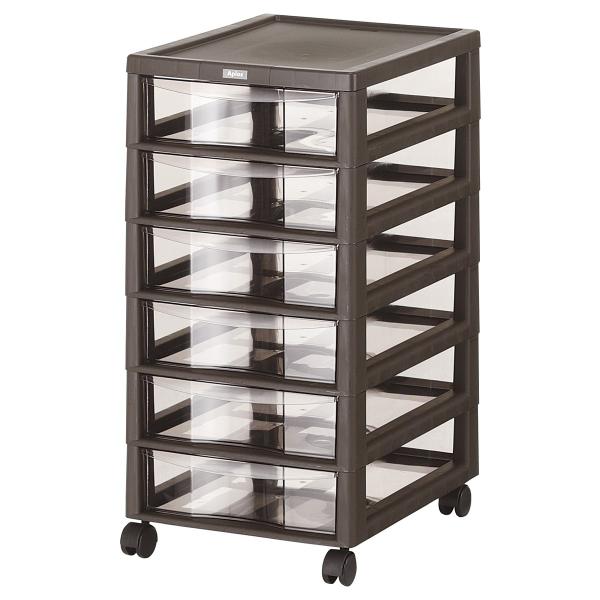 JEJ アプロス B4 深型 6段 ダークブラウン 1020242