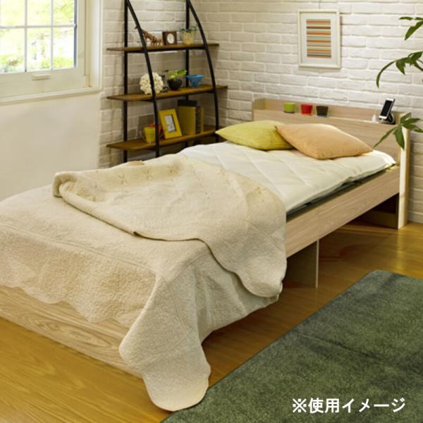 畳ベッド 宮付き シングル ナチュラル 「メーカー直送・代引不可・置配不可・配送地域限定」