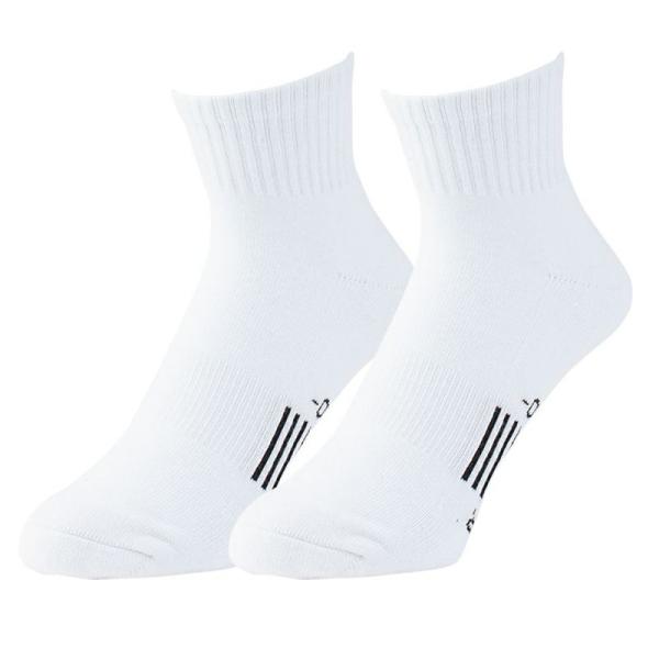 グラディエーター 靴下 ニオイクリアストロングロークルー 2P ホワイト S G-8436