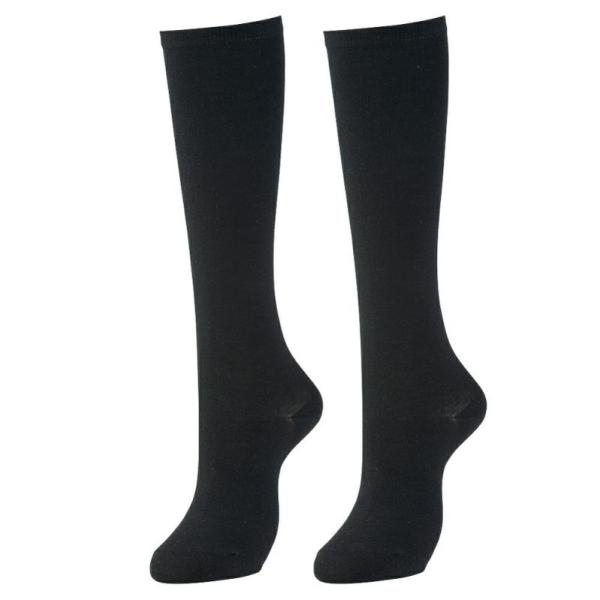 グラディエーター 靴下 ニオイクリアハイゲージロング 2P ブラック S G-9328