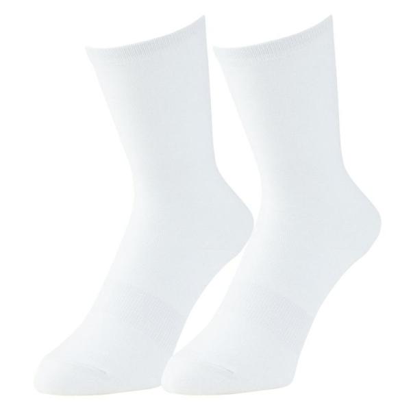 グラディエーター 靴下 ニオイクリアハイゲージミドル2P ホワイト S G-9320